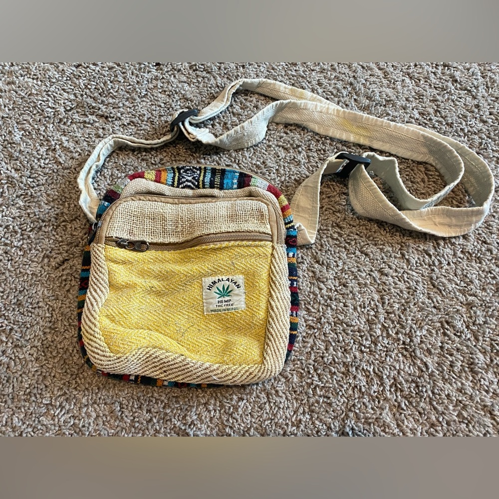 Himalayan hemp purse hippie bag